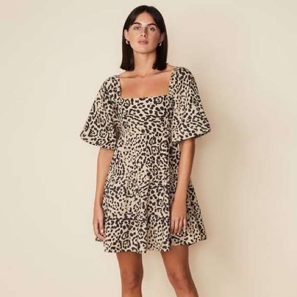 Eryn Mini Dress Shamari Animal Print 